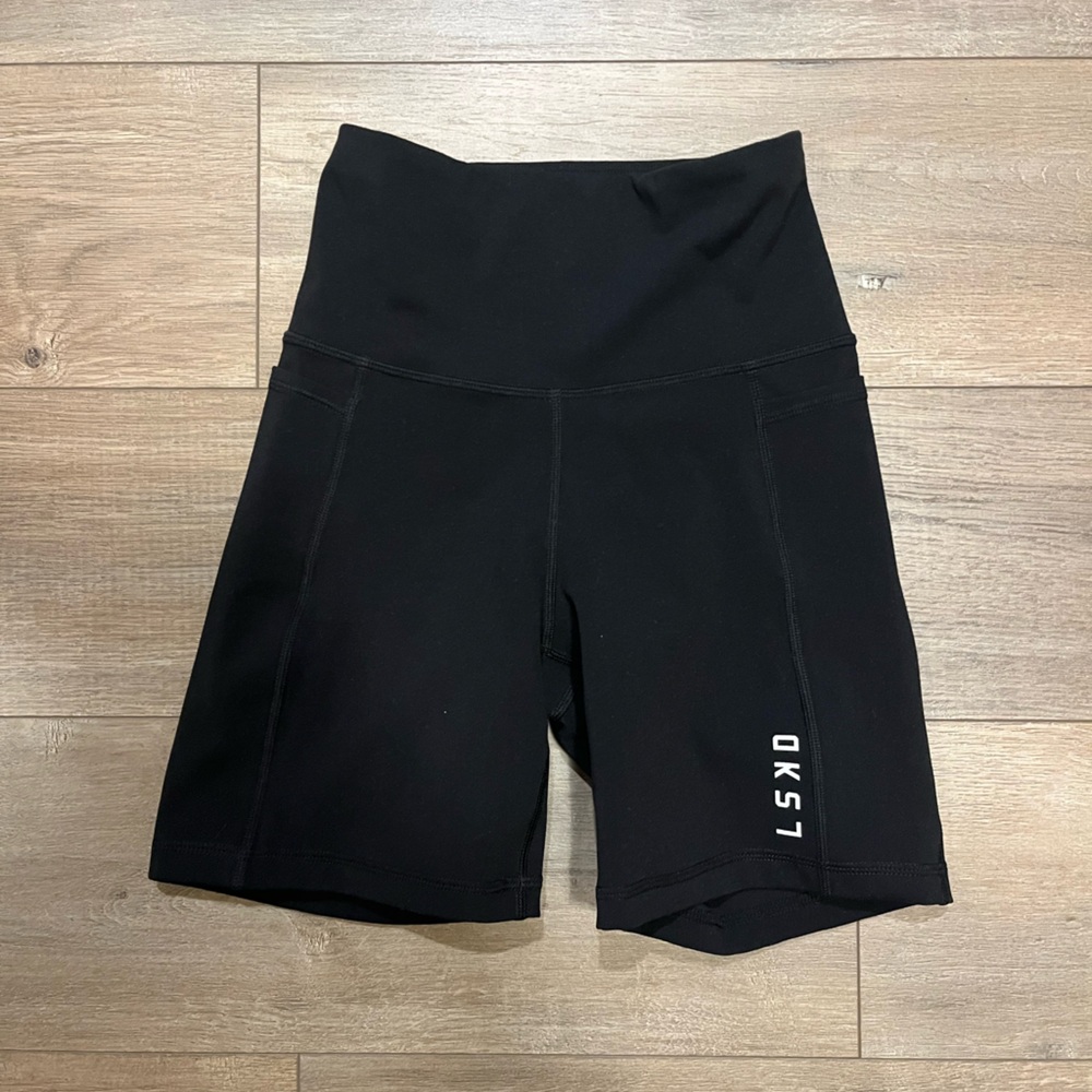 LSKD High-Waist Black Women’s Biker Shorts